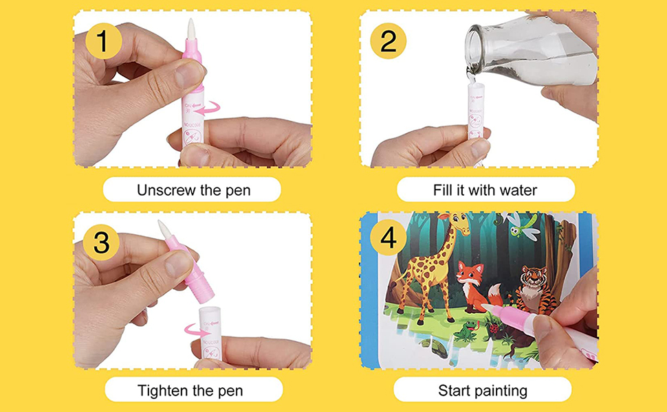 REZNOR-Quick-Dry-Re-Usable-Magic-Coloring-Water-Book-Doodle-with-Magic-Pen-Painting-Board-for-Childr-lrmWB